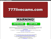 Tablet Screenshot of livecam777.com